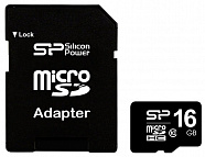 Карта памяти Silicon Power Micro SD Class 10 16GB