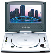 Портативный проигрыватель DVD Supra SDTV-713UT silver