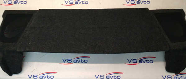 Полка VS-AVTO ВАЗ 2121, 21213, 21214 "Нива" (с боковинами)(до 2016г.в.) с тканевыми вставками