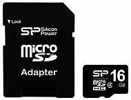 Карта памяти Silicon Power Micro SD Class 4 16GB