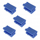 Разъем miniISO 1RCA Синий