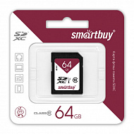 Карта памяти Smart Buy 64GB (класс10)