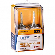 Ксеноновые лампы MTF D3S 4800 ABSOLUTE +50%