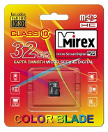 Карта памяти Mirex Micro SD Class 10 32GB