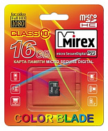 Карта памяти Mirex Micro SD Class 10 16GB